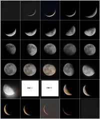 月齢の写真、月齢１４を撮り直し、、